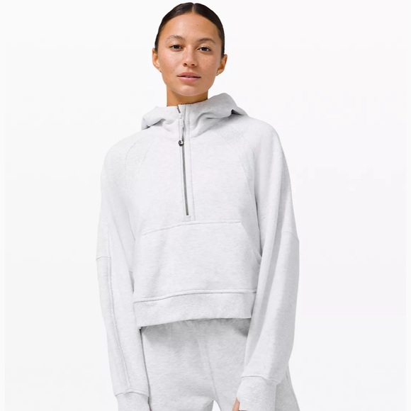 lululemon athletica Tops - Lululemon Scuba Oversized 1/2 Zip Hoodie